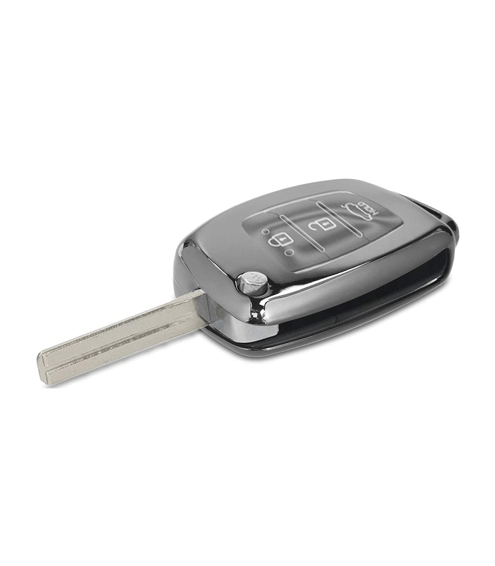 Key fob for a car with buttons for locking, unlocking, and trunk release. Essential for vehicle access and security.